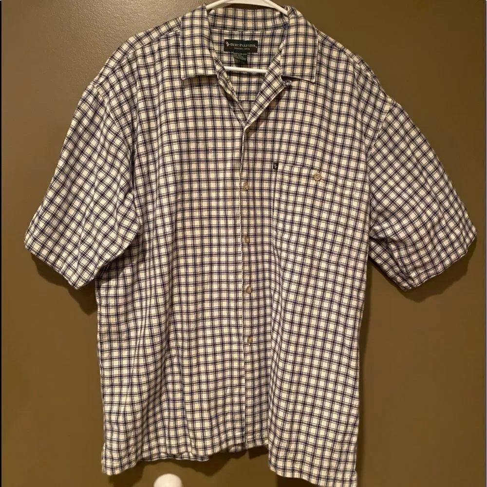 Burt Pulitzer XL Tall Plaid Shirt - Picture 2 of 9